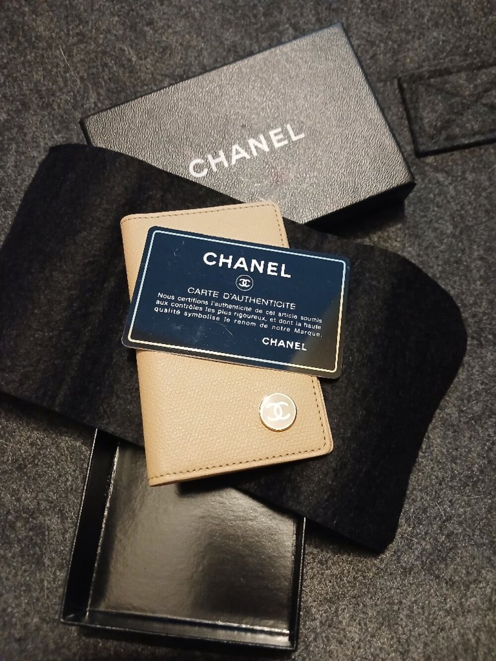 Chanel card holder